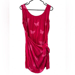 Pinapple moon pink butterfly dress